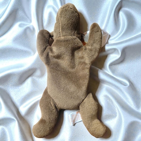 NWT Rare 1993 TY Beanie Baby CHOCOLATE Moose Original 9" Hang Tush Tags Mint - Picture 5 of 9